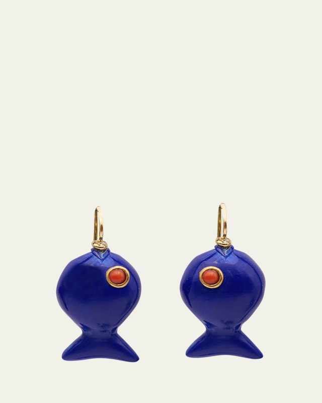 Monachina Little Fish Resin Earrings